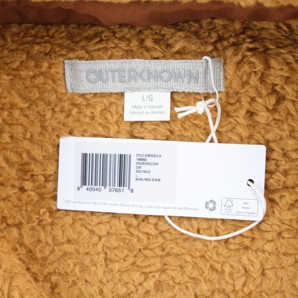 Outerknown Tan and Brown Shirt Jacket - Picture 3 of 6